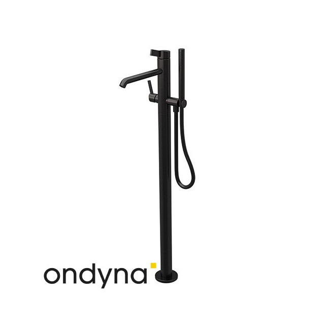 Mitigeur bain douche monocolonne chromé noir brossé PVD Piega - CRISTINA ONDYNA PA18975I 