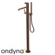 Mitigeur bain douche monocolonne or rose brossé PVD Piega - CRISTINA ONDYNA PA18934I