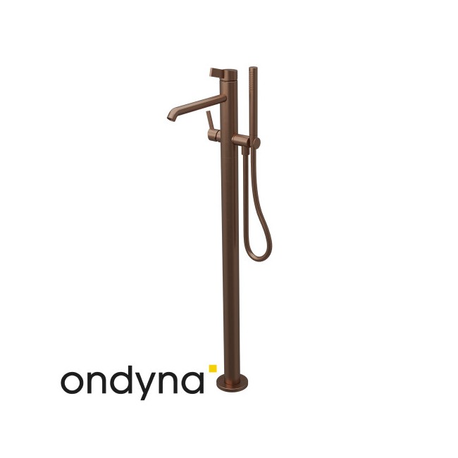 Mitigeur bain douche monocolonne or rose brossé PVD Piega - CRISTINA ONDYNA PA18934I 