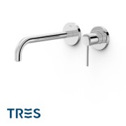 Façade mitigeur lavabo Chrome - TRES 26230022
