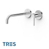Façade mitigeur lavabo Chrome - TRES 26230022