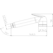 Douchette nettoyage WC en laiton TALITA - BOSSINI B00656030