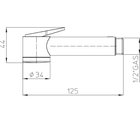 Douchette nettoyage WC  Blanc mat PALOMA - BOSSINI B00444013