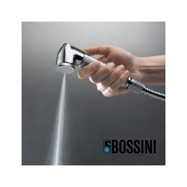 Ensemble WC avec flexible, support et douchette Chromé NIKITA - BOSSINI C690068030