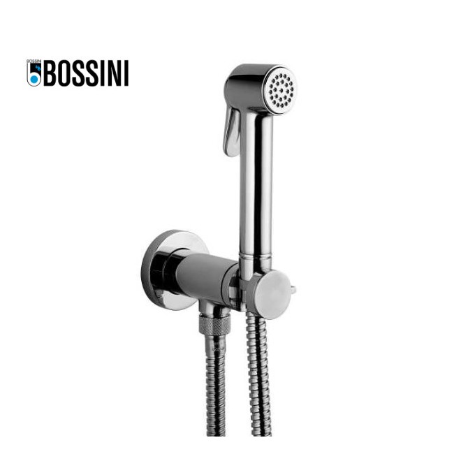 Mitigeur douchette WC et flexible 125 cm chromé Paloma-flat - Bossini E41004B030