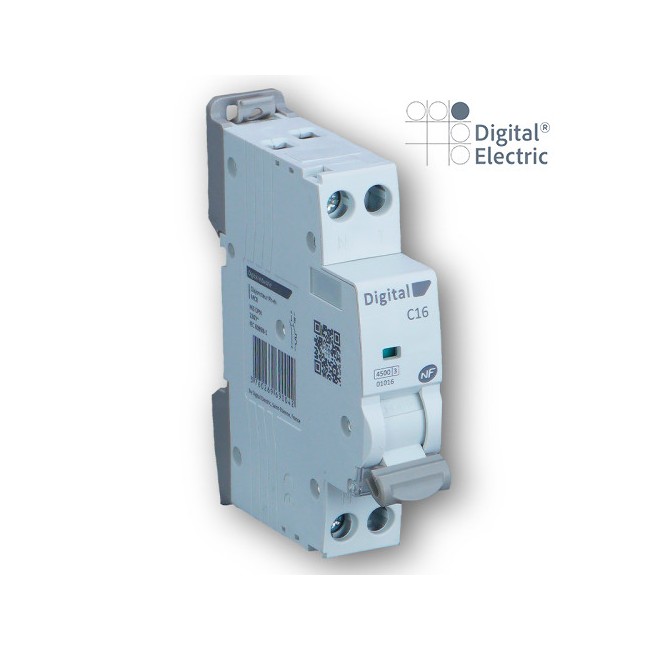 Disjoncteur 32A Ph/N C4,5 kA - Digital electric 01032