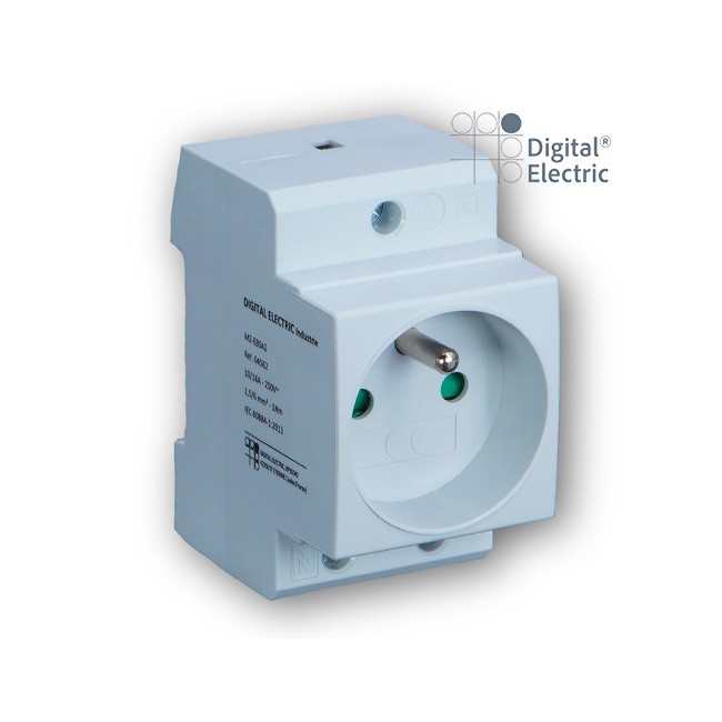 Prise Modulaire 2P+T 16A - Digital electric 04562