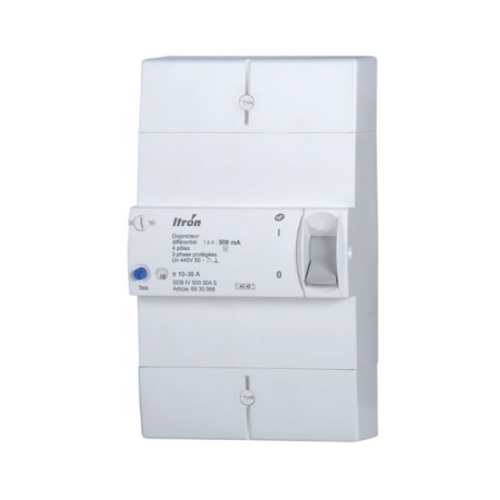 Disjoncteur Abonné 4x30/60A 500mA "S"  - Digital electric 03644