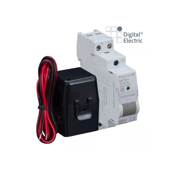 Compteur Wifi Mono + Tore Ouvrant 60A - Digital electric 04924