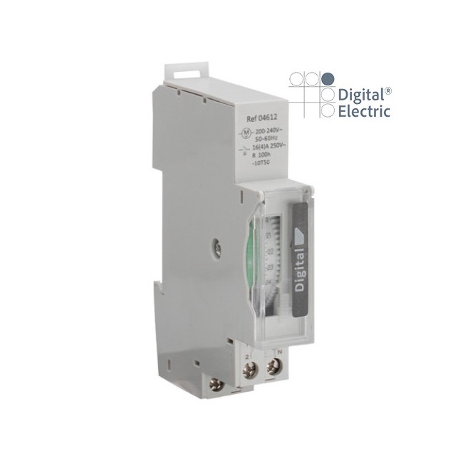 Inter Horaire 16A 24h 1mod. - Digital electric 04612