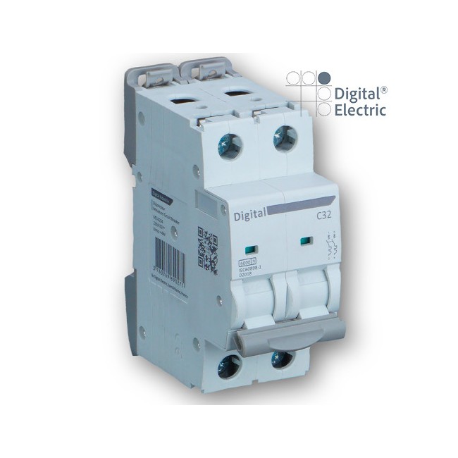 Disjoncteur 2x40 A C6 kA - Digital electric 02020