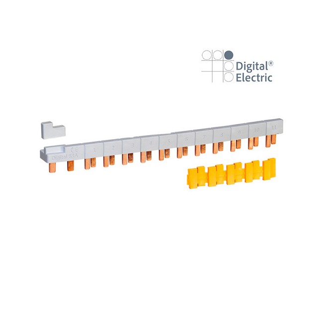 Peigne cuivre 63A 2Tetra/3DPN - Digital electric 06192
