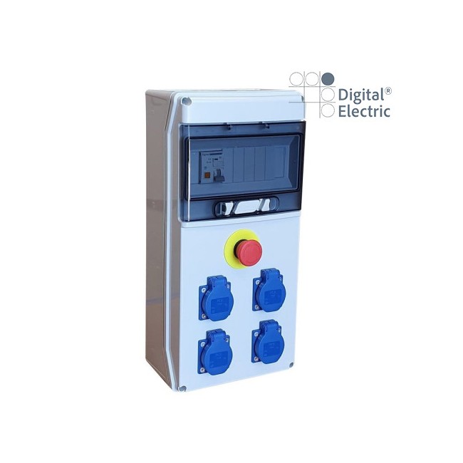 Coffret de distribution 4 PC 2P+T + AU - Digital electric 31132