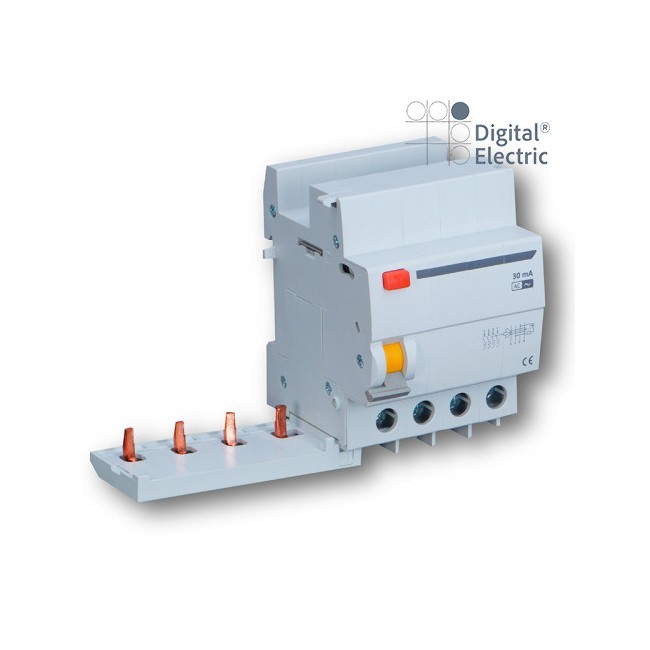 Bloc différentiel 4x63A/300mA TypeAC - Digital electric 03574