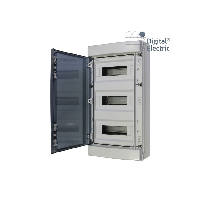 Coffret ABS 3x12 Mod. 586x310x145 IP65 - Digital electric 07122