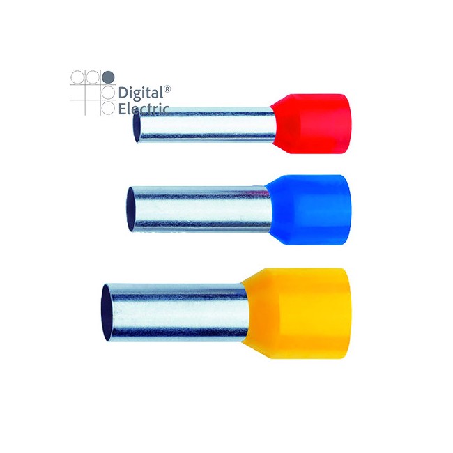 Embout de câblage isolé 1.5 mm² (x100) - Digital electric 41051.