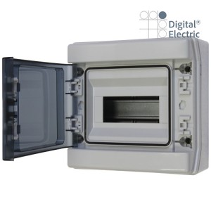 Coffret ABS 8 Mod. 231x238x115 IP65 - Digital electric 07116