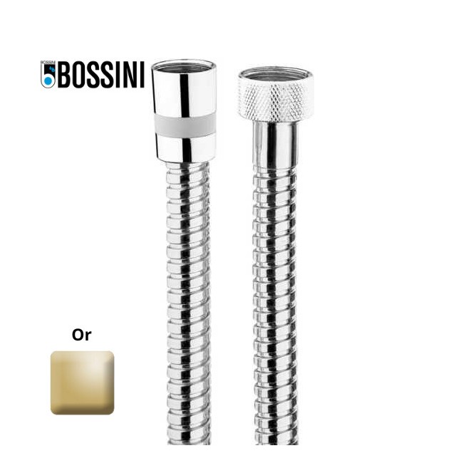 Flexible laiton 150cm double agrafage 1/2” x 1/2” FF or Doppia Aggraffatura - Bossini A03045C021