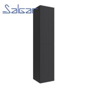 Colonne 2 portes 160 cm BIBA anthracite mat - SALGAR 103001