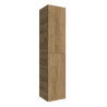 Colonne 2 portes 160 cm chêne africain BIBA - SALGAR 102996