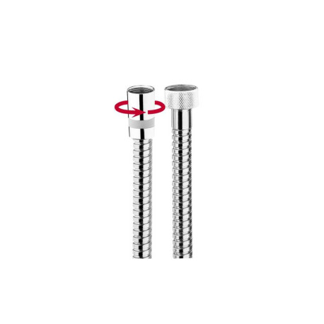 Flexible laiton 125cm Chromé - Bossini A00040B030