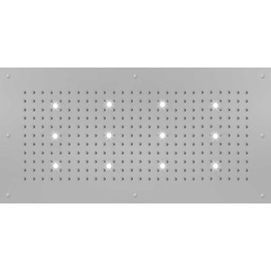 Plafond de douche chromothérapie chromé Dream XL - Bossini WI0382030