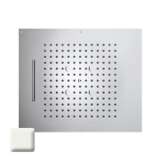 Plafond de douche 3 jets et flexible blanc mat Dream - BOSSINI H389300045