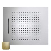 Plafond de douche à 2 jets et avec flexible or brossé Dream - BOSSINI H389250043