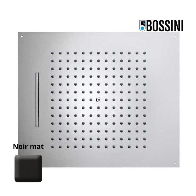 Plafond de douche à 2 jets et avec flexible noir mat Dream - BOSSINI H389250073
