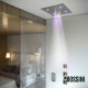 Plafond de douche 4 jets LED RGB chromothérapie chromé Dream - BOSSINI H389080030