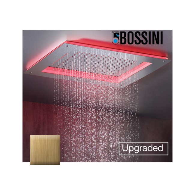 Cadre rétrofit à LED chromothérapie bronze pour plafonds de douche - Bossini HI0001022