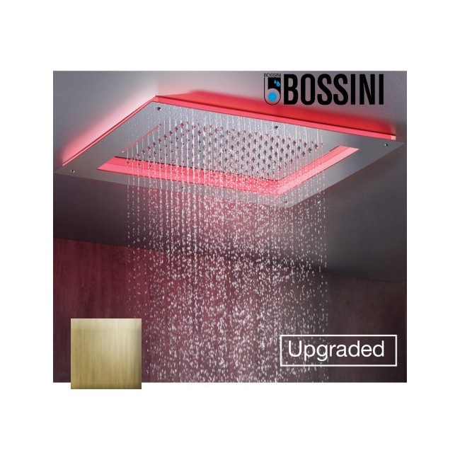Cadre rétrofit à LED chromothérapie bronze pour plafonds de douche - Bossini HI0001022