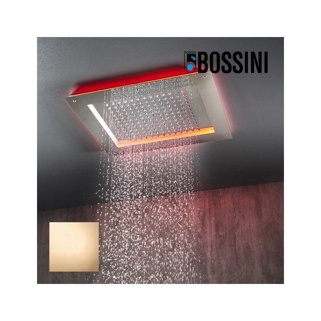 Cadre rétrofit à LED chromothérapie or pour plafonds de douche - Bossini HI0391021