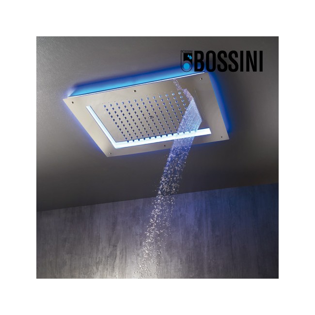 Cadre rétrofit à LED chromothérapie chromé pour plafonds de douche - Bossini HI0927030