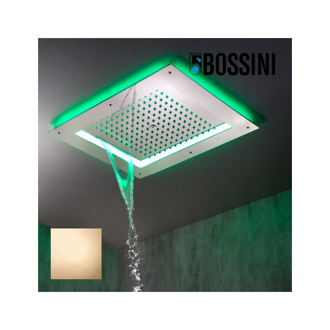 Cadre rétrofit à LED chromothérapie or pour plafonds de douche - Bossini HI0930021