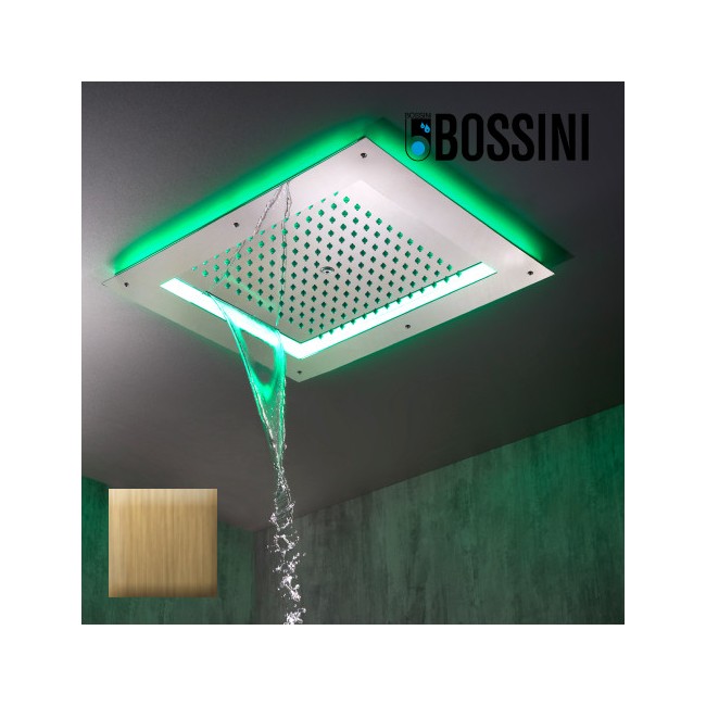 Cadre rétrofit à LED chromothérapie or pour plafonds de douche - Bossini HI0930021