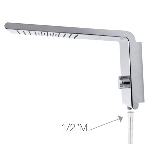 Colonne de douche 3 jets chromé Syncro-Neb - Bossini I00591030