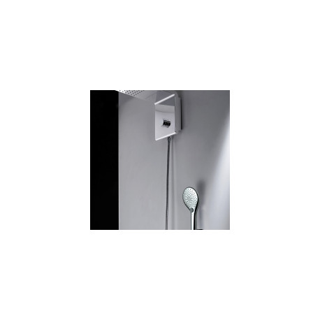 Kit colonne de douche pour hydrothérapie chromé Syncro-Rain - Bossini I00593030
