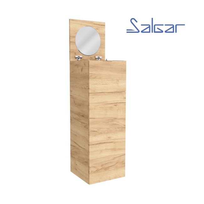 Coiffeuse 352 x 1000 x 360 mm avec miroir CHÊNE AFRICAIN ALLIANCE - SALGAR 91072