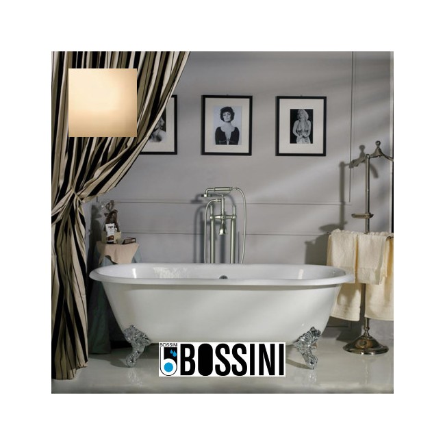 Kit mélangeur mural bain/douche à colonnettes à alimentation par le sol, douchette et flexible LIBERTY LINE - BOSSINI L00130021