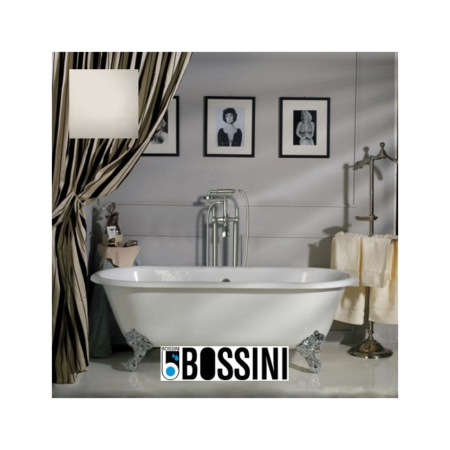 Kit mélangeur mural bain/douche à colonnettes à alimentation par le sol, douchette et flexible LIBERTY LINE - BOSSINI L00130021