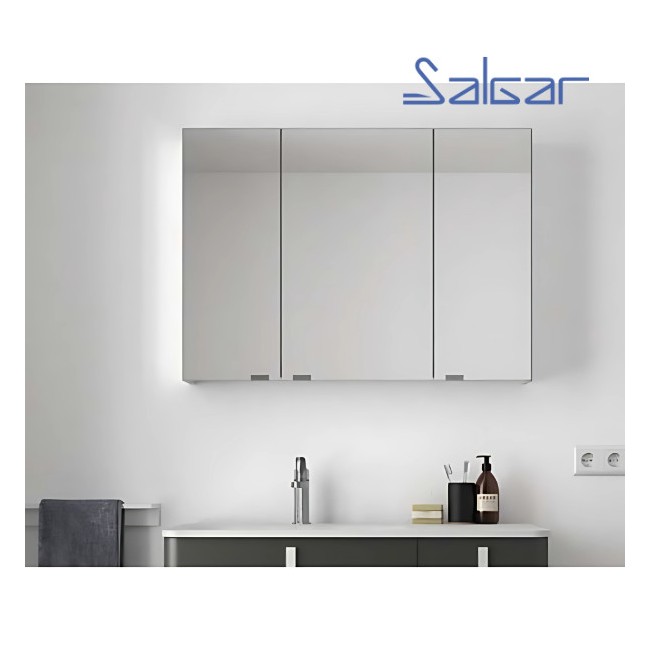 Armoire de toilette miroir et 3P ALLIANCE 1200 - SALGAR 24596