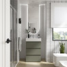 Meuble de salle de bain SPIRIT 600 3 tiroirs métalliques GREEN FOREST - SALGAR 103502
