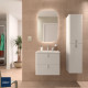 Meuble de salle de bain 2 tiroirs UNIIQ 600 nata - SALGAR 96599