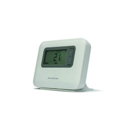 Thermostat ON/OFF programmable filaire ON/OFF classe IV à piles, régulation PID - ARISTON 3319483 