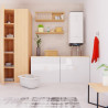 Chauffe-eau électrique vertical mural carré QUADRIS 120l Ø505mm - Ariston 3060883 