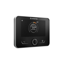 Thermostat modulant programmable filaire Sensys HD noir classe V Ariston 3319468 