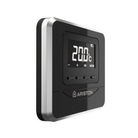 Thermostat modulant sans fil Classe 5 Cube RF (Emetteur) blanc - Ariston 3319478 