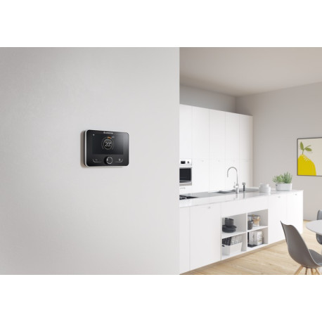 Thermostat modulant programmable filaire Sensys HD noir classe V Ariston 3319468 