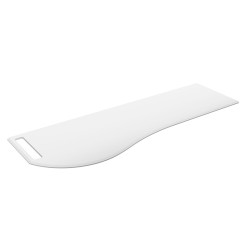 Plan de toilette MAM 1590 links mit handtuchhalter solid surface - SALGAR 91129 